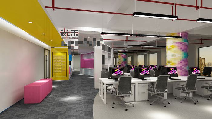 1000平方办公室如何个性搭配颜色？