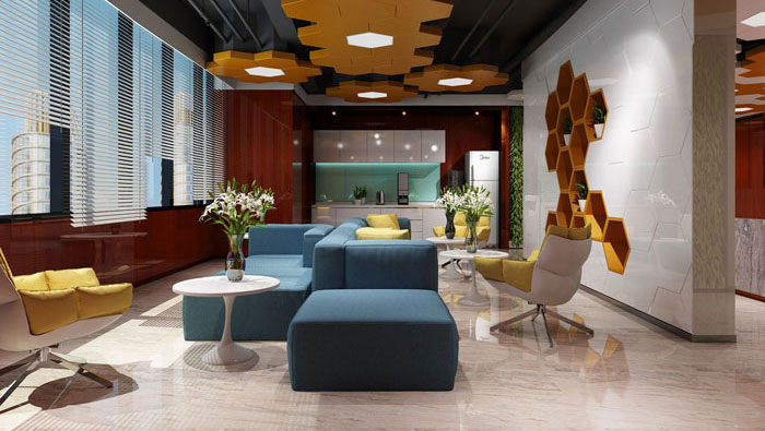 风险投资公司办公室装修设计效果图