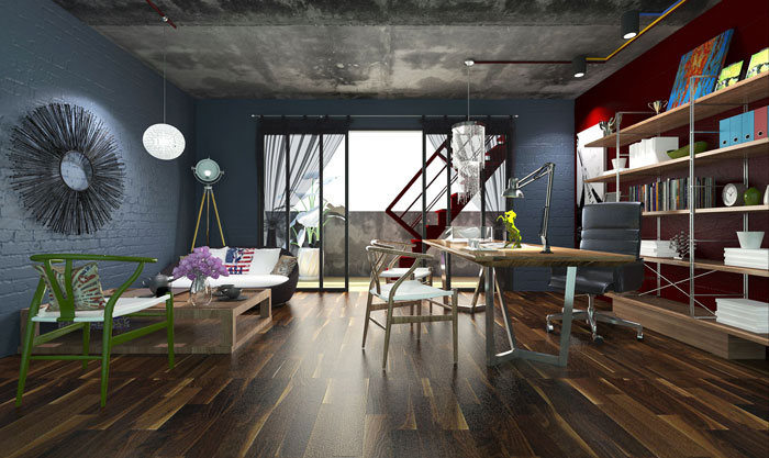200平方的办公室如何装修成loft风格？