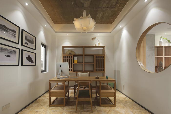 中式禅意办公室有哪些特点？