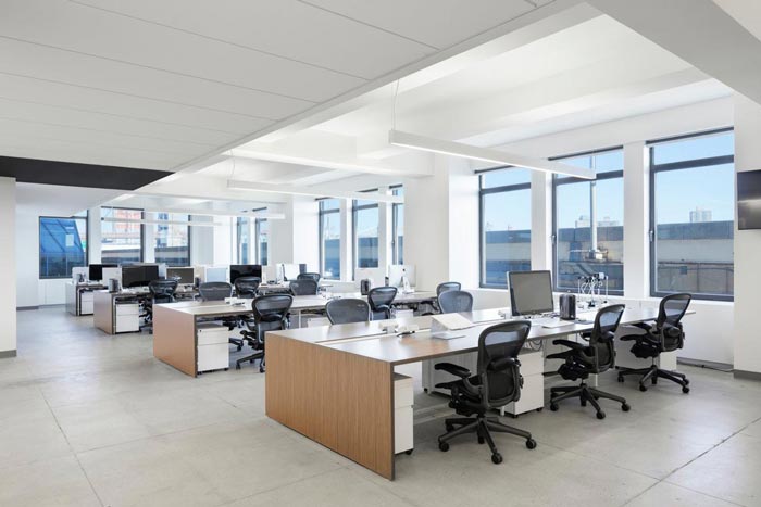 列出一些办公室装修后的实景图