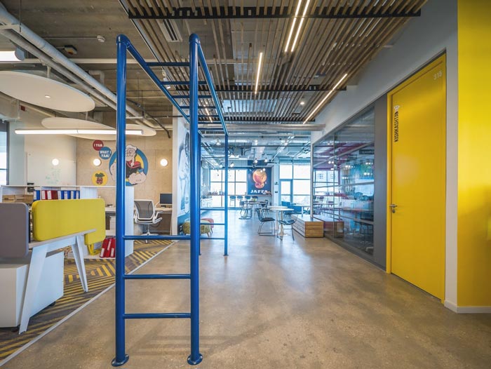 软件开发公司办公室娱乐区装修设计实景图