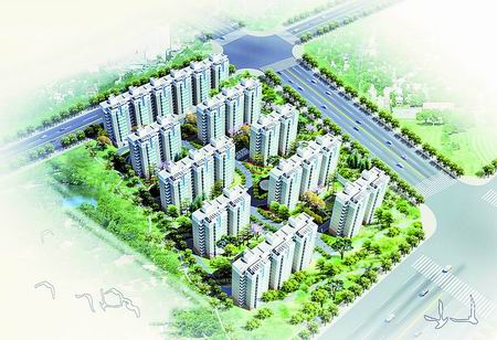 房子建造完工后效果图