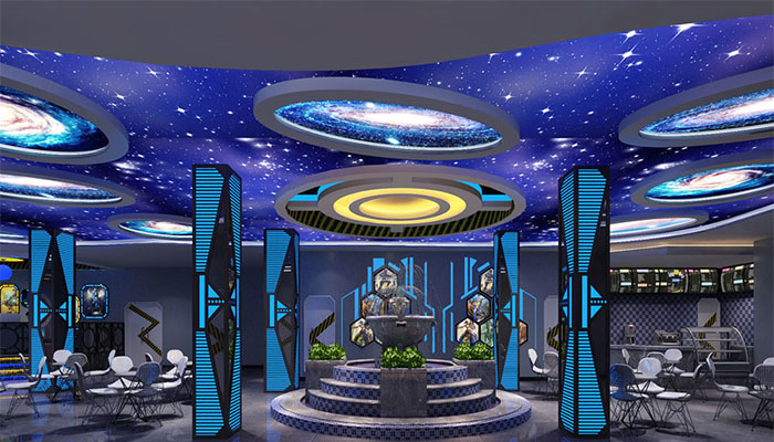 即墨星空网咖装修设计案例及效果图