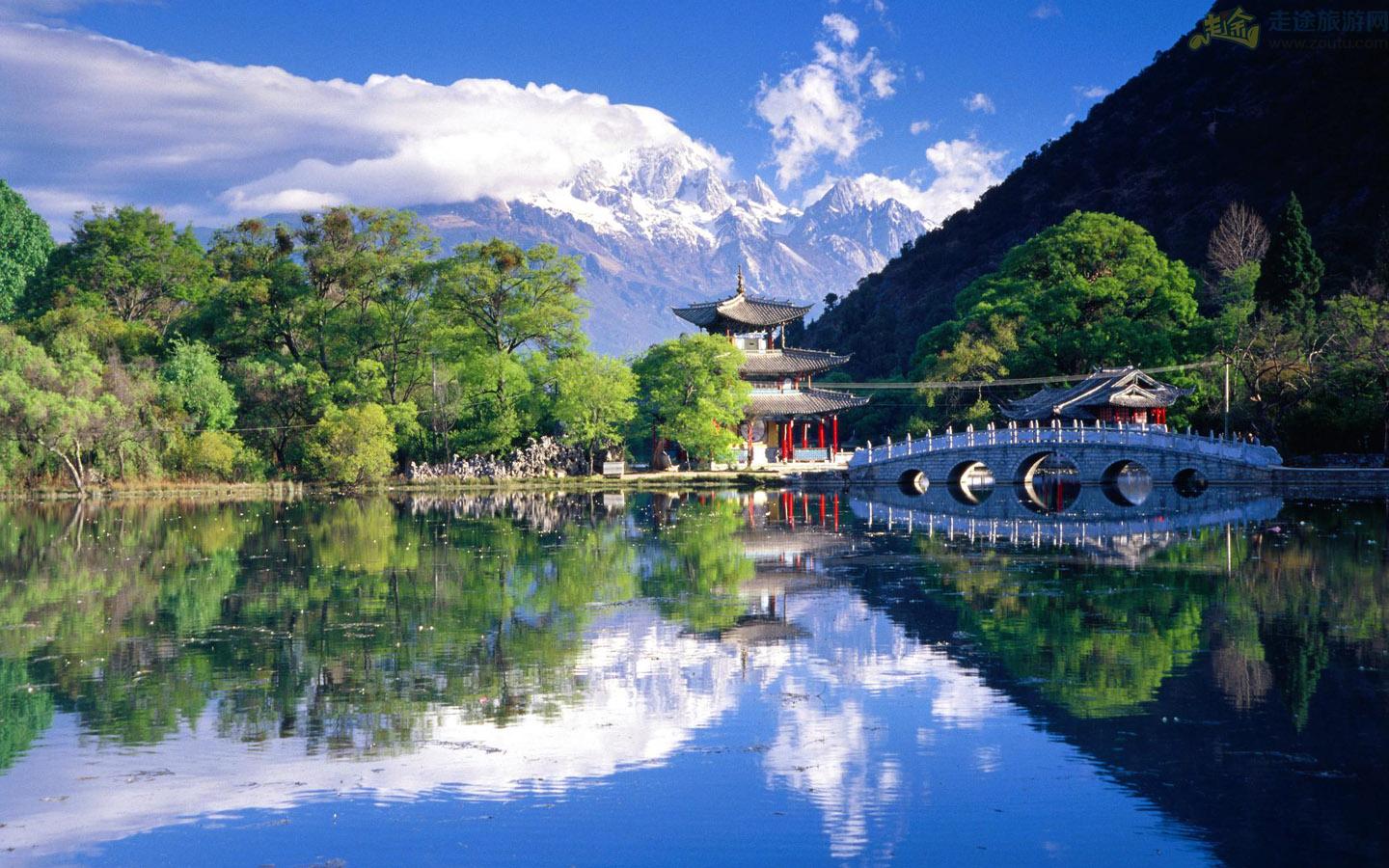 观光型酒店外景色效果图