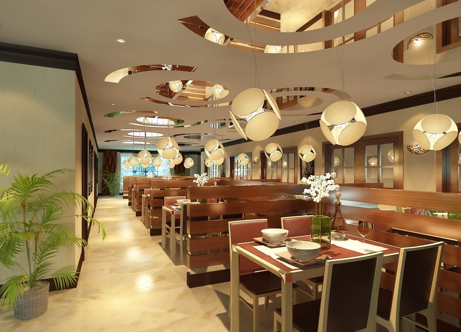 餐饮店装修设计效果图