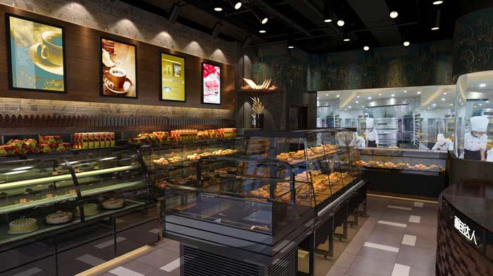 青岛时尚蛋糕店装修设计案例