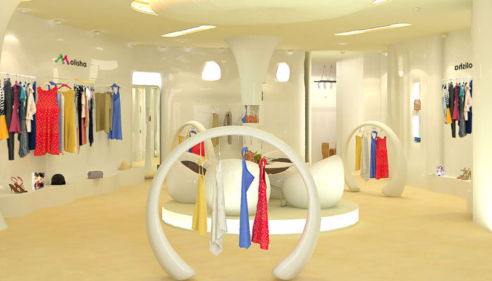 服装店铺装修效果图