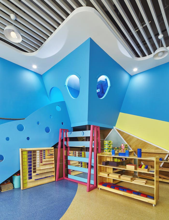 幼儿早教中心玩耍区装修设计案例效果图