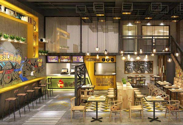 小吃店效果图