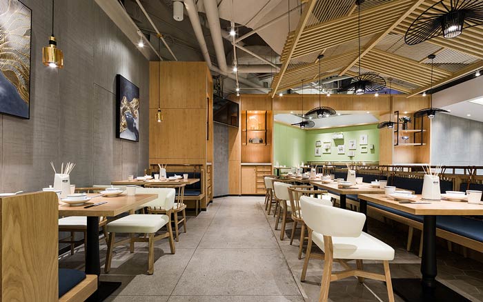 包子铺小吃店装修设计效果图